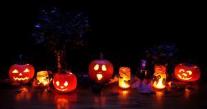 QR Codes on Halloween Decoration